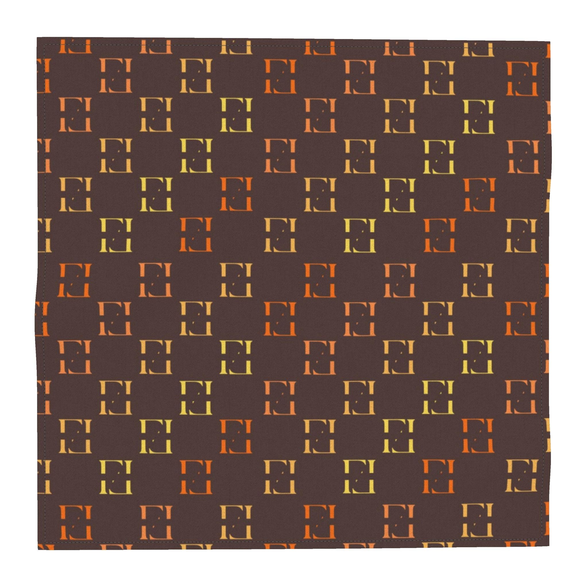 Signature Pocket Square - Cognac