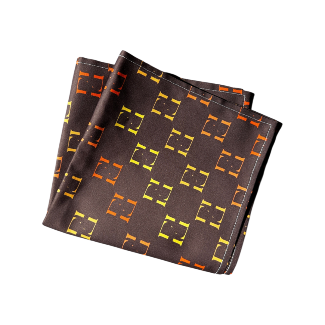 Signature Pocket Square - Cognac