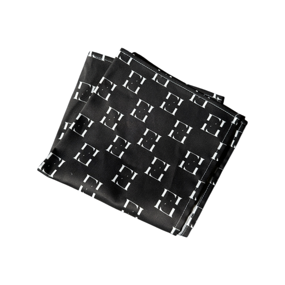 Signature Pocket Square - Onyx